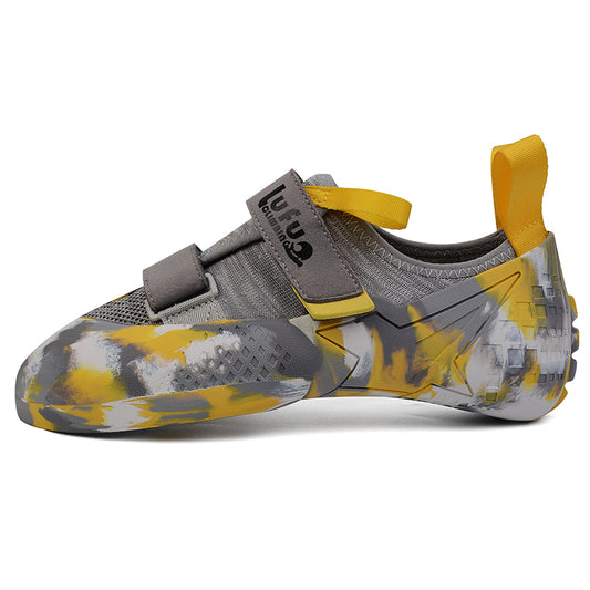 LUFU Rock climbing shoes for beginners Camouflage gray